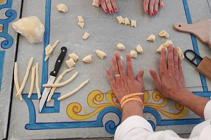 Sea View Sicilian Cooking Class & Taormina Market with Chef Mimmo