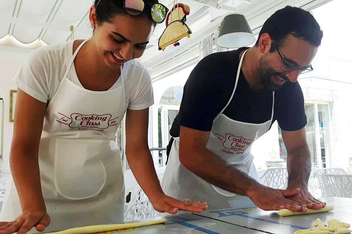 Sea View Sicilian Cooking Class & Taormina Market with Chef Mimmo