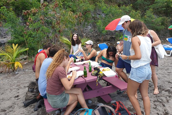 Champagne Reef, Bubble Beach and Scotts Head Snorkeling tour by boat in Dominica