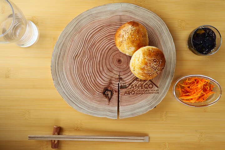 "Aka beef barbecue" to enjoy in the superb view of Aso