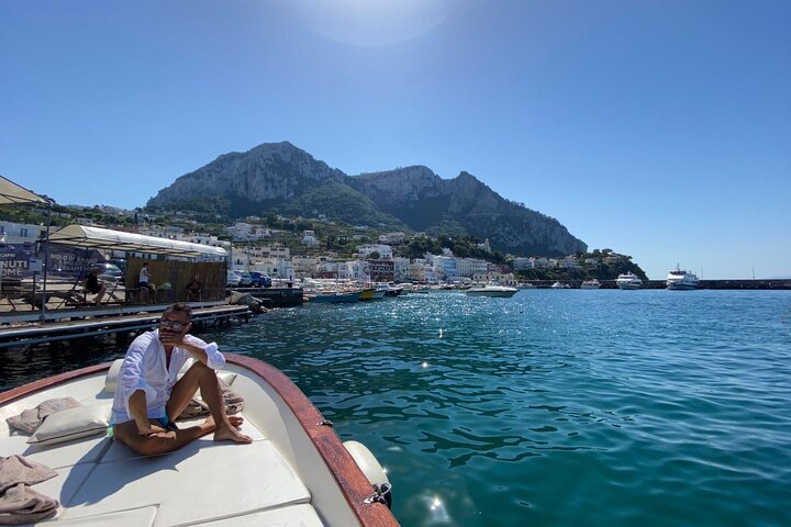 Capri Boat Tour: Grottoes, Swim & Sip Limoncello in a Small Group