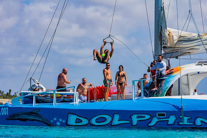 Dolphin Catamaran Snorkel and Sail with Open Bar