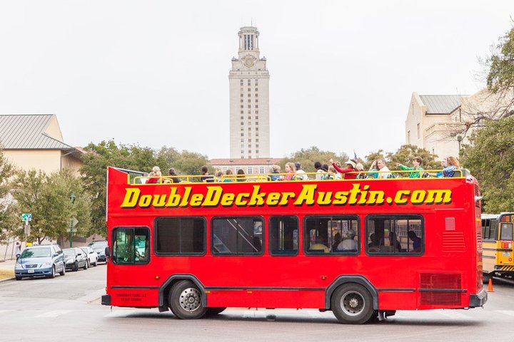 Double Decker Austin Single Loop Sightseeing Tour