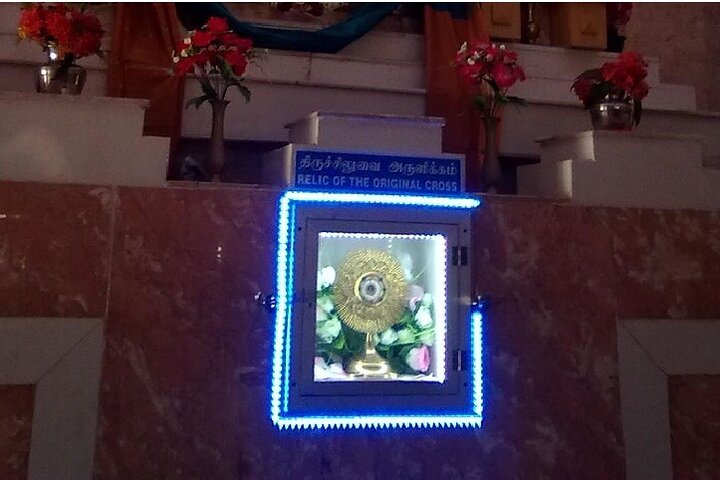 Basilica Of Our Lady Of Lourdes, Poondi From Trichy