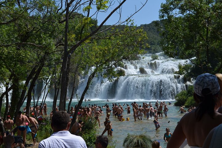 Krka Waterfalls National Park Boat Tour from Vodice