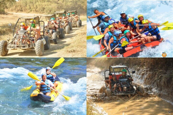 From Side: Rafting & Buggy Safari & Zipline with Lunch & Transfer