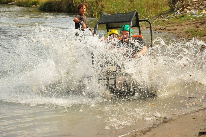 From Side: Rafting & Buggy Safari & Zipline with Lunch & Transfer