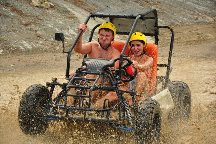 From Side: Rafting & Buggy Safari & Zipline with Lunch & Transfer