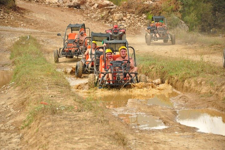 From Side: Rafting & Buggy Safari & Zipline with Lunch & Transfer
