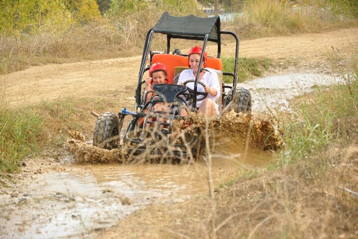 From Side: Rafting & Buggy Safari & Zipline with Lunch & Transfer