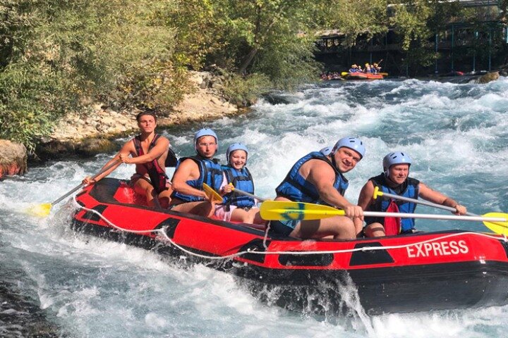 From Side: Rafting & Buggy Safari & Zipline with Lunch & Transfer