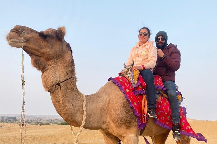 Desert Camp Stay 1 Night Package (Jeep+Camel+Hi-tea+Cultural Event+Dinner+B'Fast