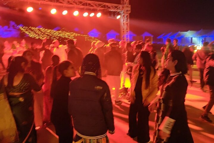 Desert Camp Stay 1 Night Package (Jeep+Camel+Hi-tea+Cultural Event+Dinner+B'Fast