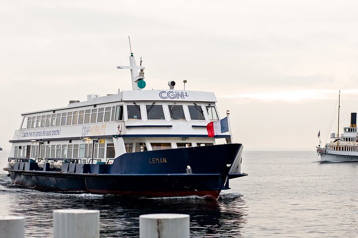 Boat cruise from Lausanne to Evian