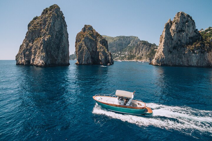 Capri Private Boat Tour from Sorrento, Positano or Naples