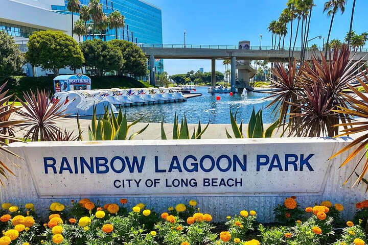 Swan Boat Rental at Rainbow Lagoon in Long Beach