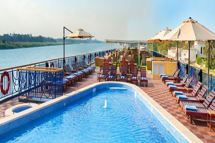 4-Day Nile Cruise sails Aswan to Luxor&Abu Simbel.Hot air Balloon