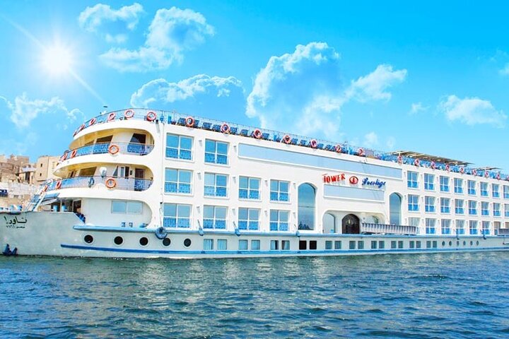 4-Day Nile Cruise sails Aswan to Luxor&Abu Simbel.Hot air Balloon