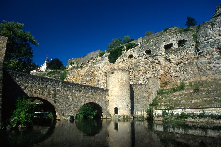 City Train in the old town of Luxembourg