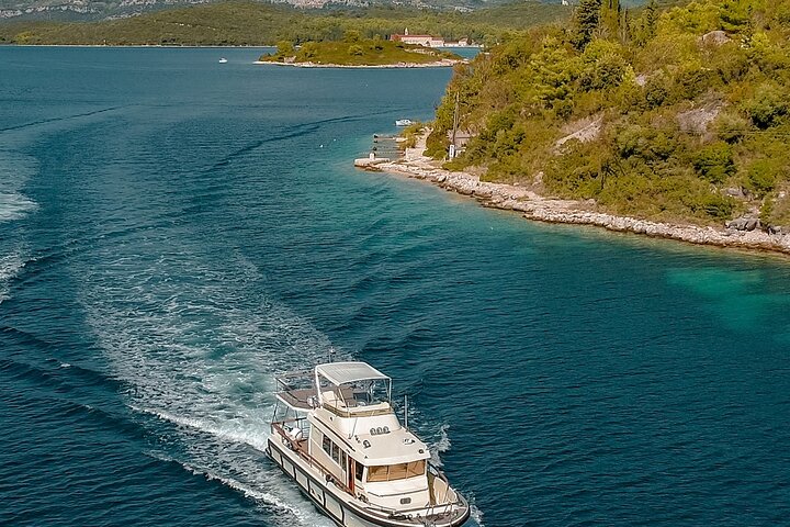 Mljet National park Private Yacht Excursion from Korcula Island