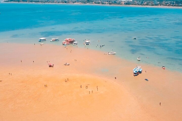Catamaran trip to Areia Vermelha Island with transfer