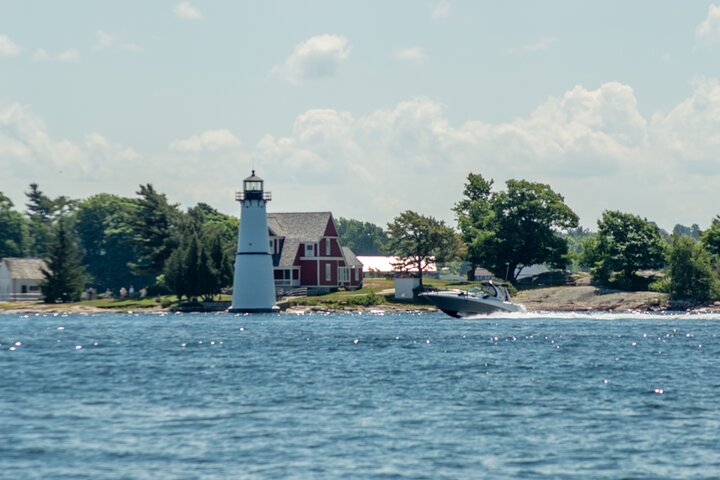 St Lawrence River - Rock Island Lighthouse on a Glass Bottom Boat Tour
