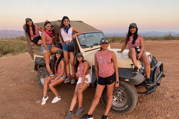 Sonoran Desert Jeep Tour at Sunset