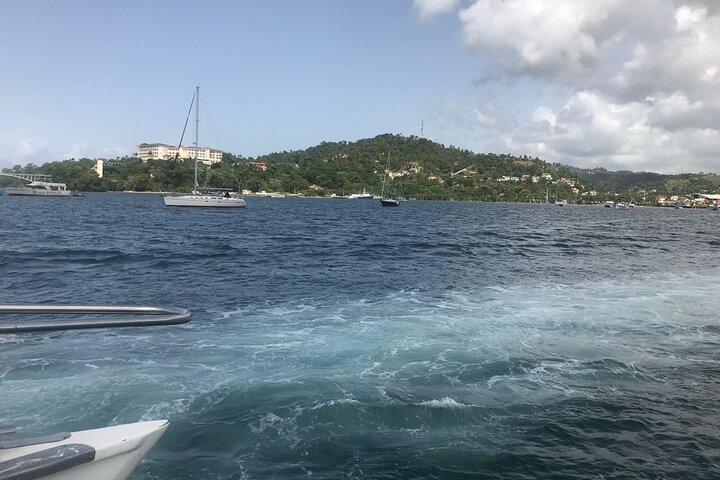 Adventure in the bay of samana and waterfall El limon from punta cana