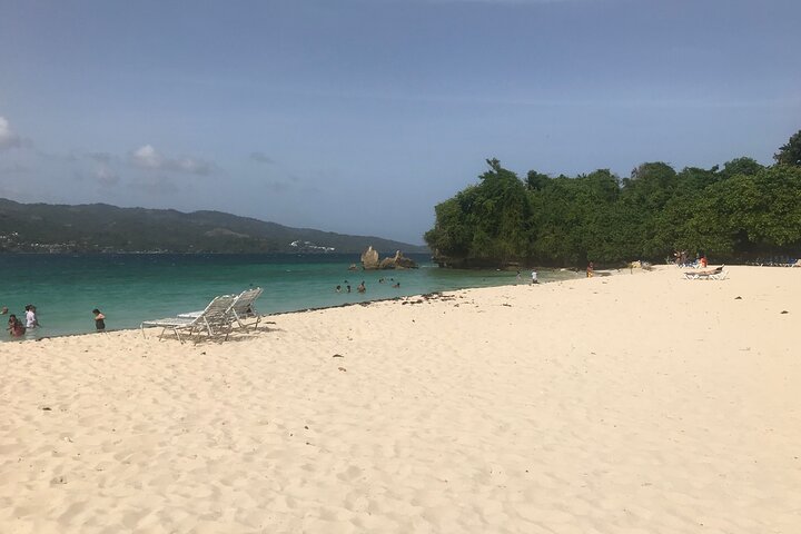 Adventure in the bay of samana and waterfall El limon from punta cana