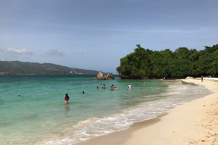 Adventure in the bay of samana and waterfall El limon from punta cana