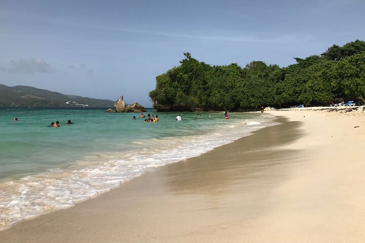 Adventure in the bay of samana and waterfall El limon from punta cana