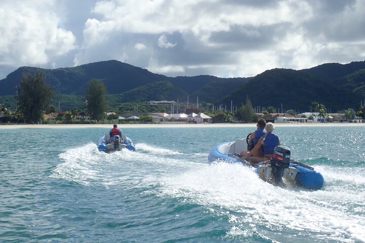 Antigua Reef Riders Self-Drive Boat and Snorkeling Tour