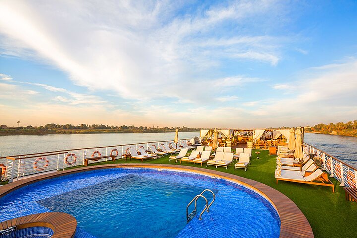 4Days Nile Cruise From Aswan To Luxor Abu Simbel and Air Balloon