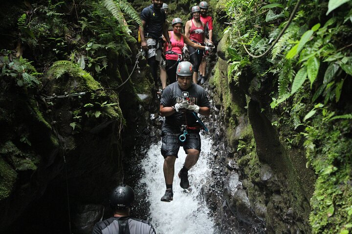 Arenal Volcano Canyoning and Waterfall Rappelling from La Fortuna