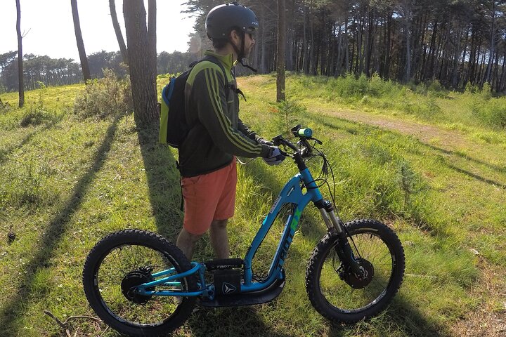 Off-road electric scooter-2h30 guided by GPS- "Carnac"