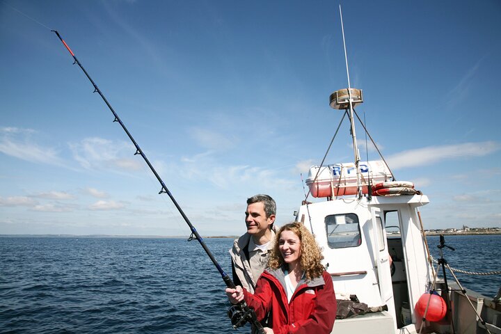 Deep sea fishing from Inisheer, Aran Islands. Galway. Private guided. 5 hours.