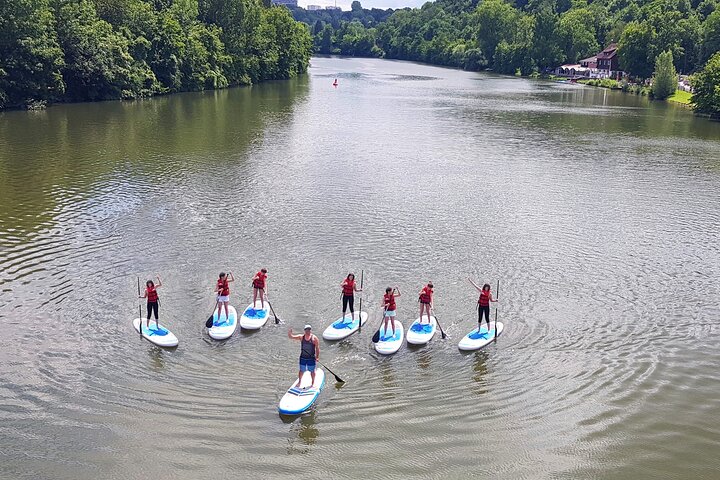 SUP BASIC COURSE Stuttgart Neckar Stand Up Paddling / Paddling Adventure Jones Tours