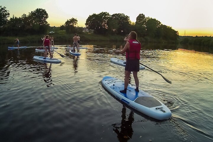SUP BASIC COURSE Stuttgart Neckar Stand Up Paddling / Paddling Adventure Jones Tours