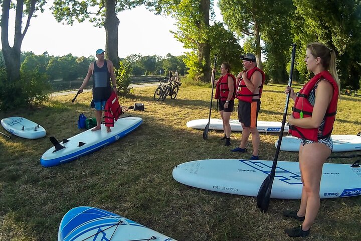 SUP BASIC COURSE Stuttgart Neckar Stand Up Paddling / Paddling Adventure Jones Tours