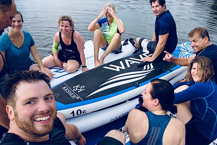 SUP BASIC COURSE Stuttgart Neckar Stand Up Paddling / Paddling Adventure Jones Tours