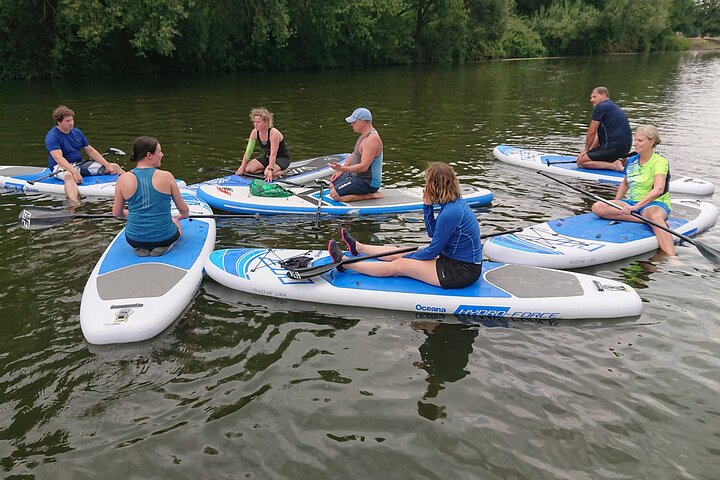 SUP BASIC COURSE Stuttgart Neckar Stand Up Paddling / Paddling Adventure Jones Tours