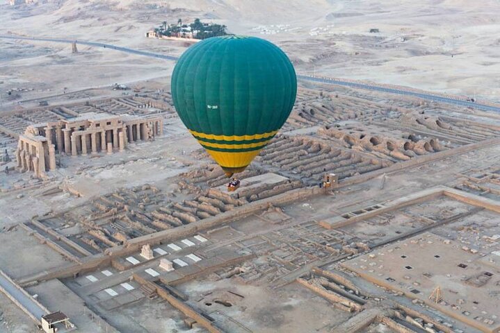 Sunrise Hot Air Balloon Over the Historical sites in Luxor