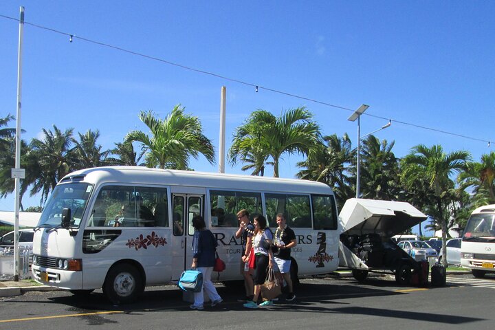 Rarotonga International Arrivals Seat in Coach Transfer