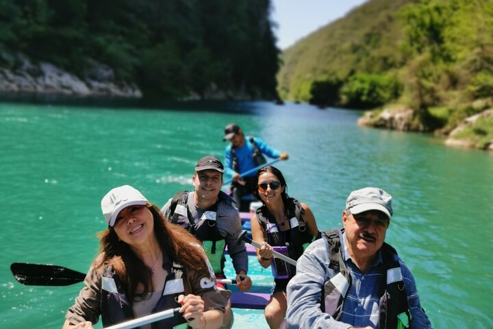Swallow Show, Tamul Waterfall by canoe and Cenote Cueva del Agua