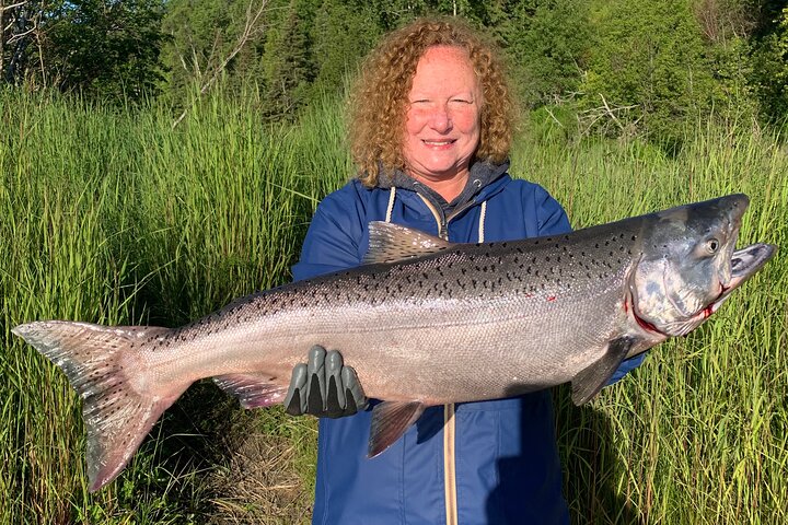 Full day Alaska Salmon Fishing on the Kenai Peninsula