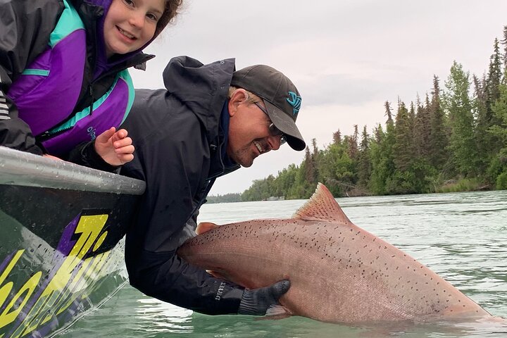Full day Alaska Salmon Fishing on the Kenai Peninsula