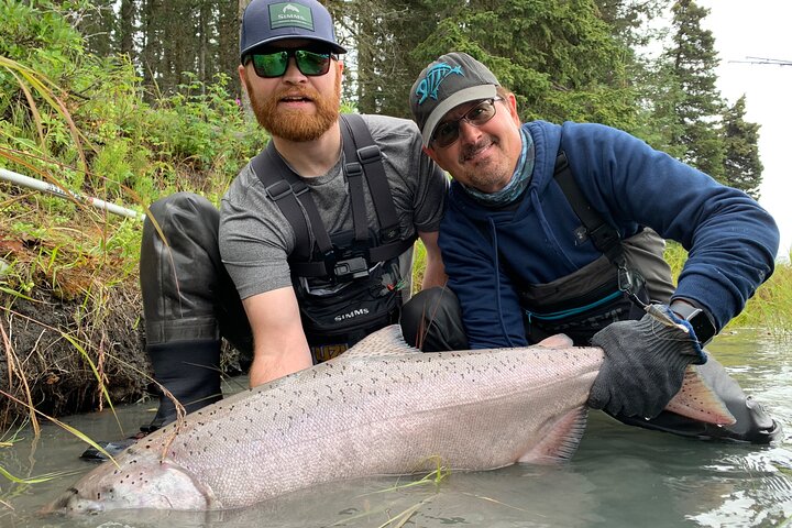 Full day Alaska Salmon Fishing on the Kenai Peninsula
