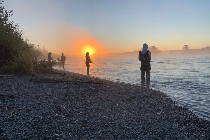 Full day Alaska Salmon Fishing on the Kenai Peninsula