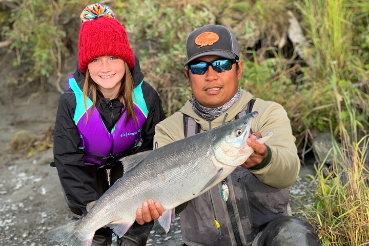 Full day Alaska Salmon Fishing on the Kenai Peninsula
