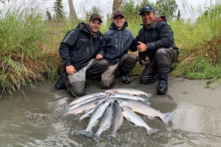 Full day Alaska Salmon Fishing on the Kenai Peninsula